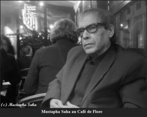 Mustapha Saha au Café de Flore. Copyryght photo Mustapha Saha. (2)